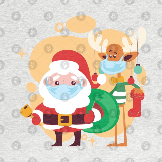 Cute Christmas Characters by Safdesignx